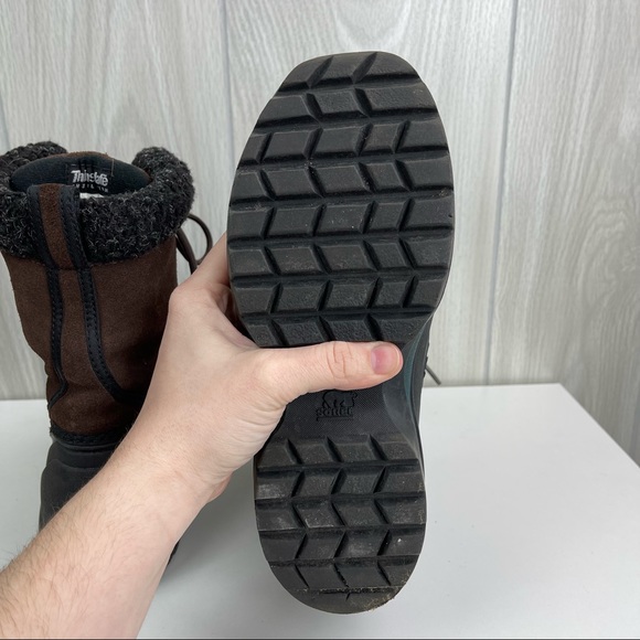 Women's Sorel Cumberland Lea Waterproof Winter Fur Lined Brown Mid-Calf Boots - Picture 6 of 10